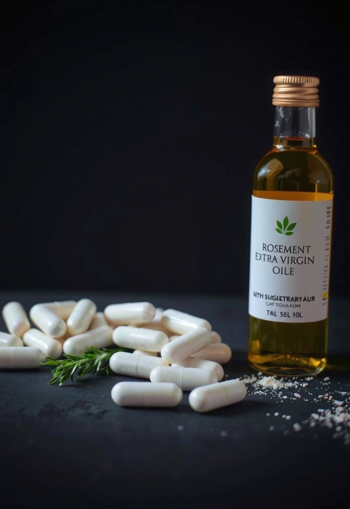 Mediterraner Olivenhain im Morgengrauen